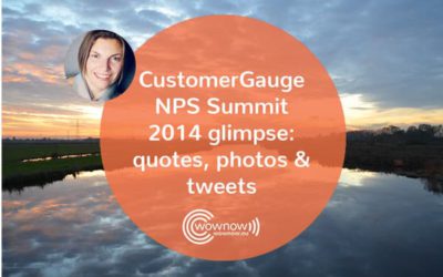 CustomerGauge NPS Summit 2014 glimpse: quotes, photos & tweets