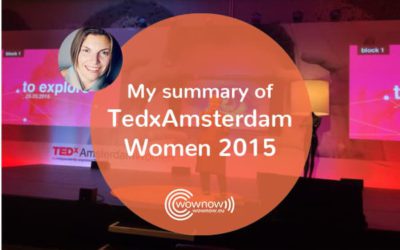 My summary of TedxAmsterdamWomen 2015