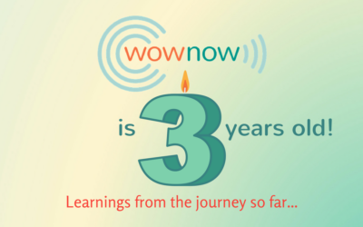 3 years of Wow Now: learning journey & connecting the dots looking back